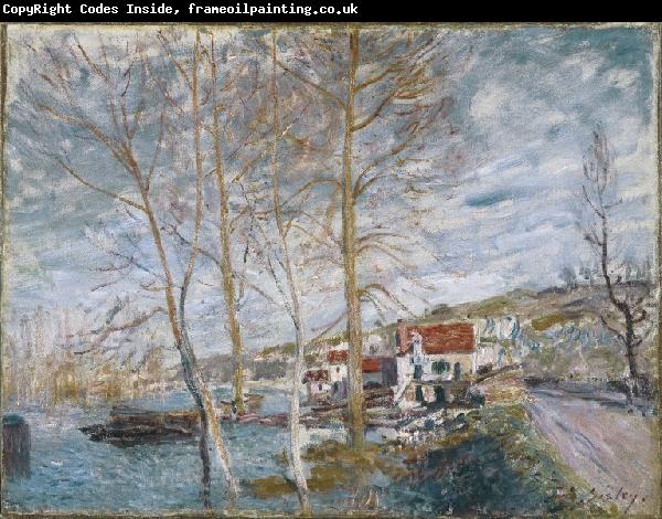 Alfred Sisley Inondation a Moret